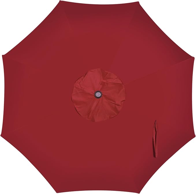 Blissun 9' Outdoor Patio Umbrella, Outdoor Table Umbrella, Yard Umbrella - Image 4
