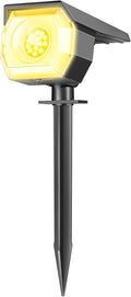 Peasur 1 Pack Solar Spot Lights Outdoor, Solar Spotlights Outdoor Waterproof by Peasur