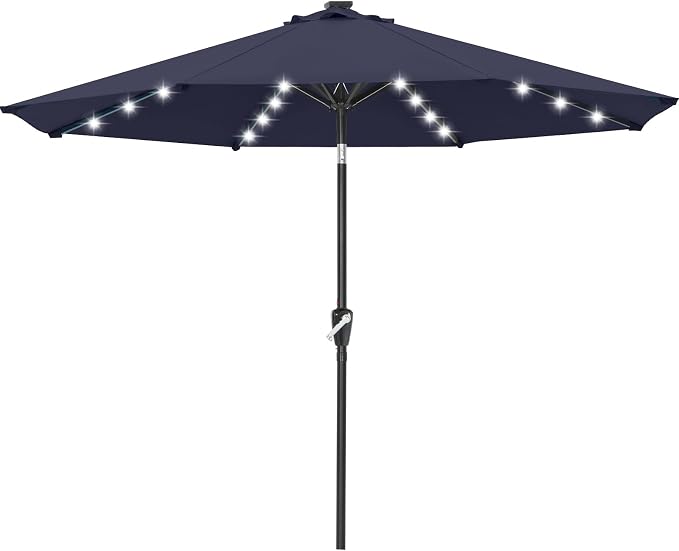 ABCCANOPY Durable Solar Led Patio Umbrellas by ABCCANOPY