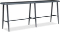 PURPLE LEAF Outdoor High Bar Table Rectangular Patio Pub Balcony Table by PURPLELEAF