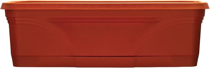 Southern Patio 36 in Medallion Hanging Windowsill Garden Box Planter, Terracotta by SouthernPatio