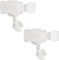 UME 2 Pack 19W LED Flood Light Motion Sensor Outdoor, 2 Adjustable Head by UME