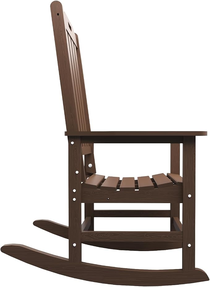 Oversized Rocking Chair Set of 4, Outdoor Rocking Chair - Image 5