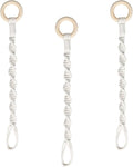 3 Pack Adjustable Macrame Plant Hanger Extenders Connectable Rope Hanging Plant by SUMERSHA