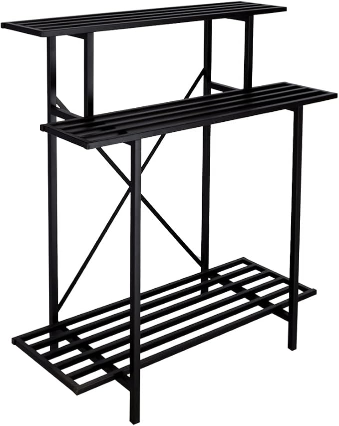 Zhongma 3 Tier Sturdy Plant Stand Space-Saving Heavy Duty Plant Holder - Image 7