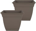 The HC Companies 10 Inch Eclipse Square Planter Pots by TheHCCompanies