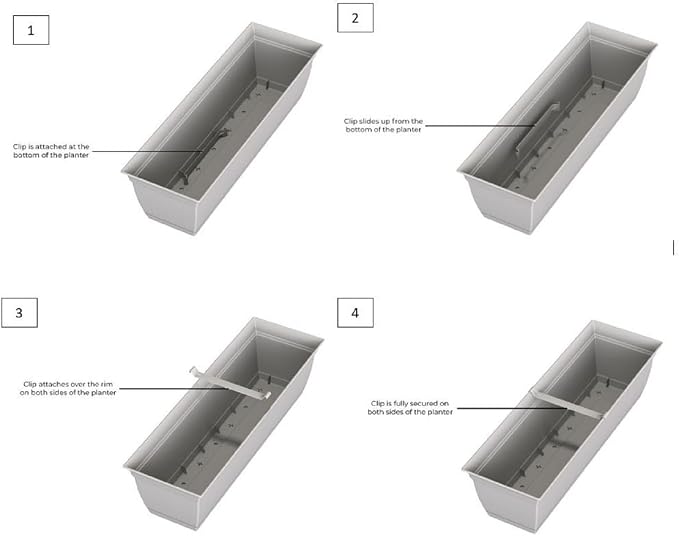 The HC Companies 24 Inch Eclipse Window Planter Box - Image 6