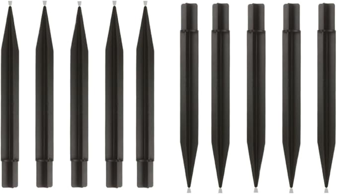 8.25" Reinforced ABS Plastic Solar Ground Spikes by Unknown