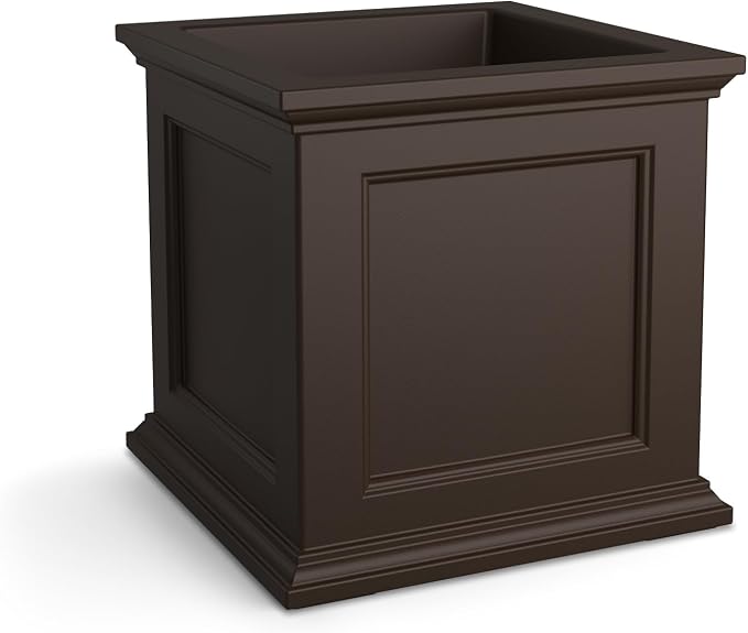 Mayne Fairfield 20-Inch Square Planter – Self-Watering, Weather-Resistant - Image 9