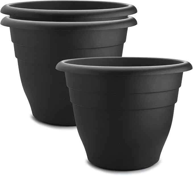 3 Pack 20 Inch Large Plant Pots by RooTrimmer