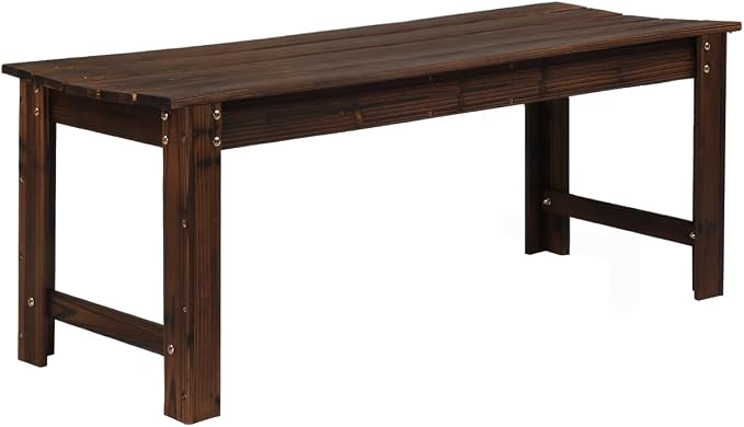 VINGLI Outdoor Wood Bench by VINGLI