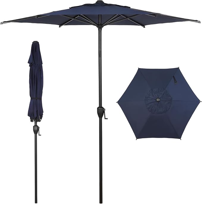 Abba Patio 7.5FT Lyon Outdoor Patio Umbrella Outdoor Table Umbrella by AbbaPatio