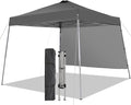 Canopy Tent, 10X10 FT Pop Up Canopy Outdoor Tent Slant Legs by Oneofics