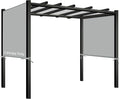 17x6.8 Ft Universal Pergola Replacement Canopy, Outdoor Canopy Shade Cover by TNGAN
