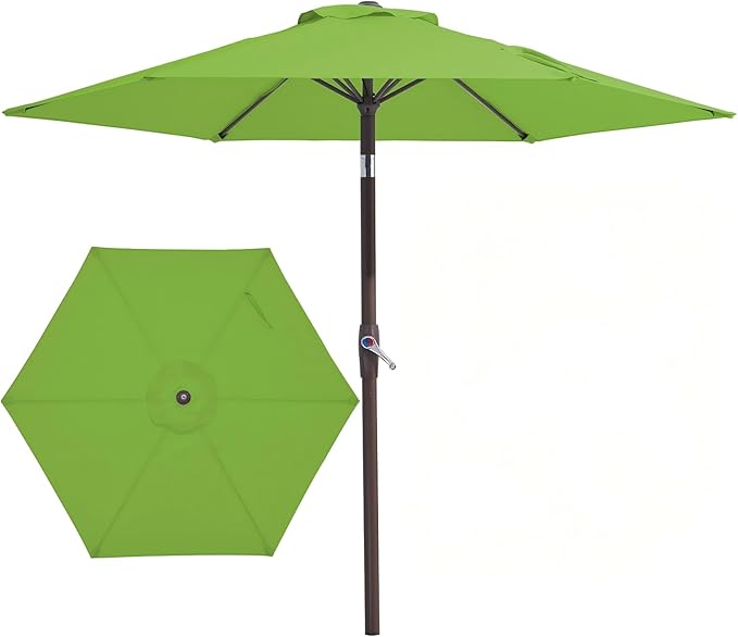 JEAREY 7.5FT Patio Umbrella Market Table Umbrella by JEAREYOutdoorsCollection