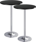 Furmax Bistro Pub Table Round Bar Height Cocktail Table by Furmax