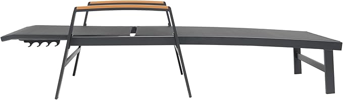Christopher Knight Home Patio Aluminum Chaise Lounge, Adjustable Mesh Chaise - Image 7