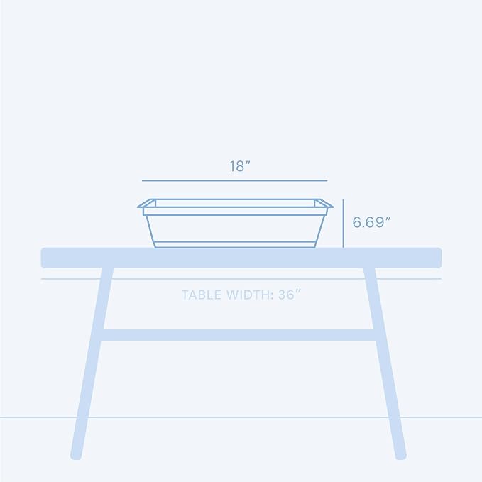 Bloem Dura Cotta 18" Basil Resin Rectangle Window Box Planter - Image 3