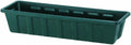 Root & Vessel Poly-Pro Plastic Flower Box Planter, Hunter Green by Novelty