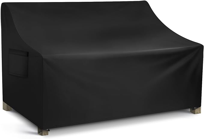 WLEAFJ Patio Sofa Cover Waterproof, 2-Seater Patio Loveseat Cover, Heavy Duty by WLEAFJ