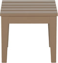 WestinTrends Ashore Outdoor Patio Modern Adirondack Side Table, Weathered Wood by WestinTrends