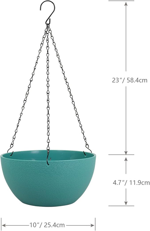 10 inch Hanging Planters for Outdoor Indoor Plants - Image 2