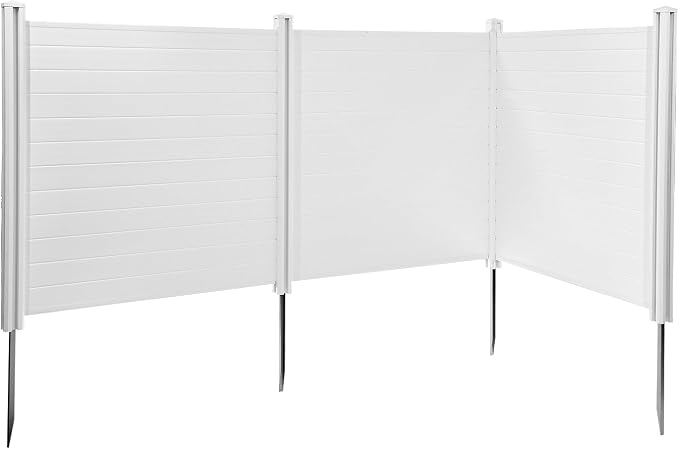 VEVOR Outdoor Privacy Screen, 50in H x 50in W Air Conditioner Fence, 3-Panel - Image 9