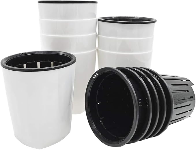 OJYUDD 8 Pack 4 Inch Self Watering Plastic Planter - Image 6