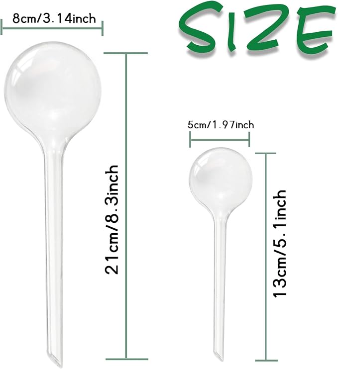 14 PCS Plant Watering Globes, Plastic Automatic Watering Globes - Image 2