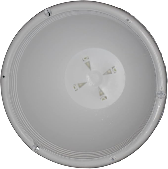 8" White Plastic Hanging Basket - Image 6