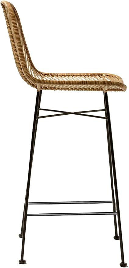 First of a Kind 40.5" Rattan Bar Stool - Image 4