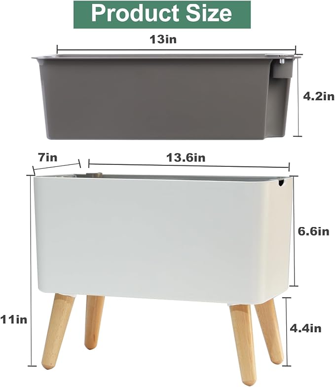 13.5 Inch Indoor Decorative Planter Pot - Image 3
