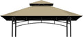 Grill Gazebo Replacement Top, 5 * 8 Outdoor BBQ Top Cover, Double Layer BBQ by COVBOARD