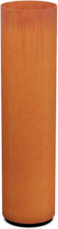 PLANTERCRAFT Corten Steel Metal Planter Box, Round Sizes, Modern Garden Steel by Plantercraft
