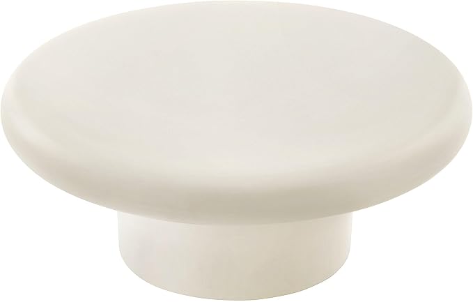 Modway Argos Round Concrete Coffee Table in White - Image 8