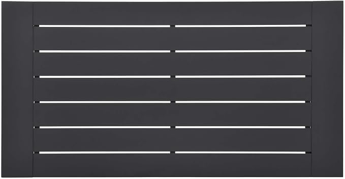 Modway Tahoe Aluminum Outdoor Patio Coffee Table in Gray - Image 2