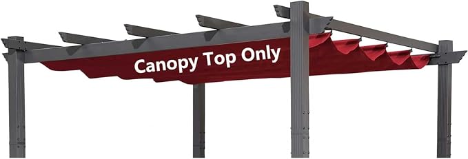 Pergola Shade Cover Replacement Canopy Top Compatible by Unknown