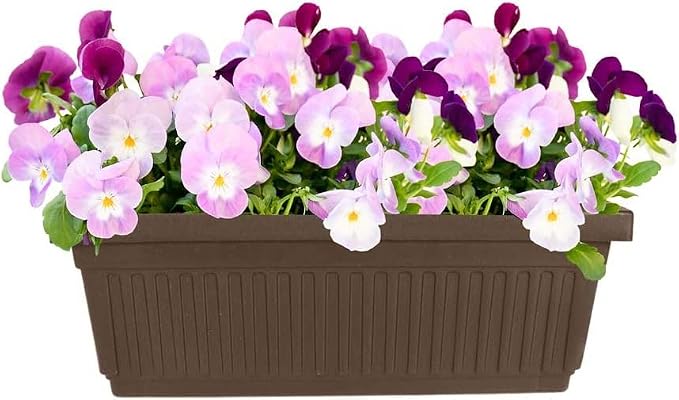 The HC Companies 18 Inch Venetian Rectangular Window Planter Box - Image 3