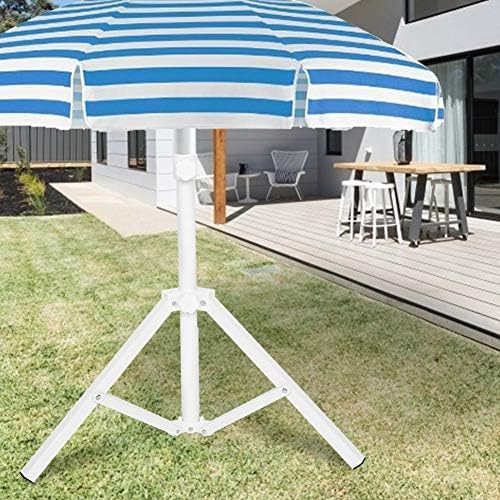 Beach Umbrella Stand Base, Portable Foldable Sun Umbrella Stand White - Image 9