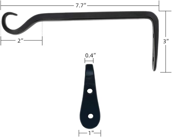 Worth Garden 6-Pack 7" Plant Hanger Bracket - Image 2