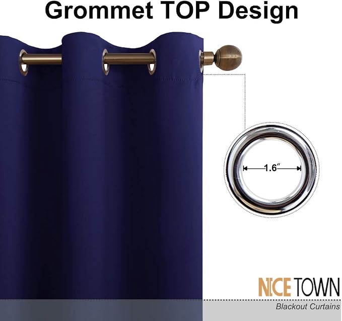 NICETOWN Wide Sliding Door Curtains - Image 2