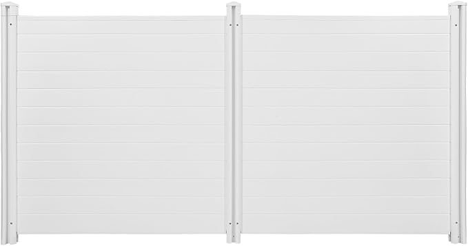 VEVOR Outdoor Privacy Screens, Pool Equipment Enclosure, Horizontal Vinyl - Image 12