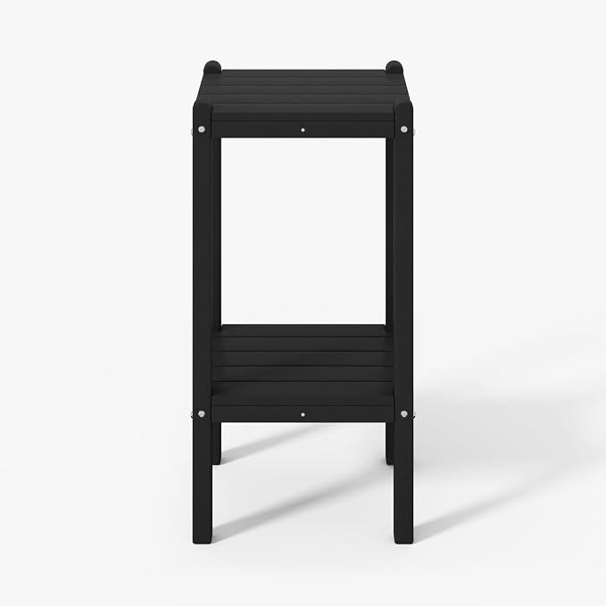 WestinTrends Malibu 36" Outdoor Adirondack HDPE 2-Tier Patio Side Table by WestinTrends