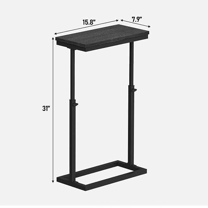 TUTOTAK End Table, Side Table, Tall Couch Table, Sofa Table, Living Room - Image 9