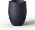 Kante 11.8 Inch Tall Concrete Planter, Large Indoor Outdoor Plant Pot by Kante
