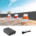 LOVE STORY Custom Size 3'x14' Dark Grey Balcony Privacy Screen, UV Block by LOVESTORY