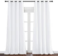 NICETOWN White Room Darkening Curtain 95 inches Long by NICETOWN