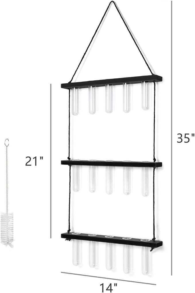 Mkono 3 Tiered Wall Hanging Plant Terrarium - Image 6