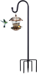 Shepherd Hooks for Outdoor, 1 Pack 62 Inch Bird Feeder Pole by ToyHotels