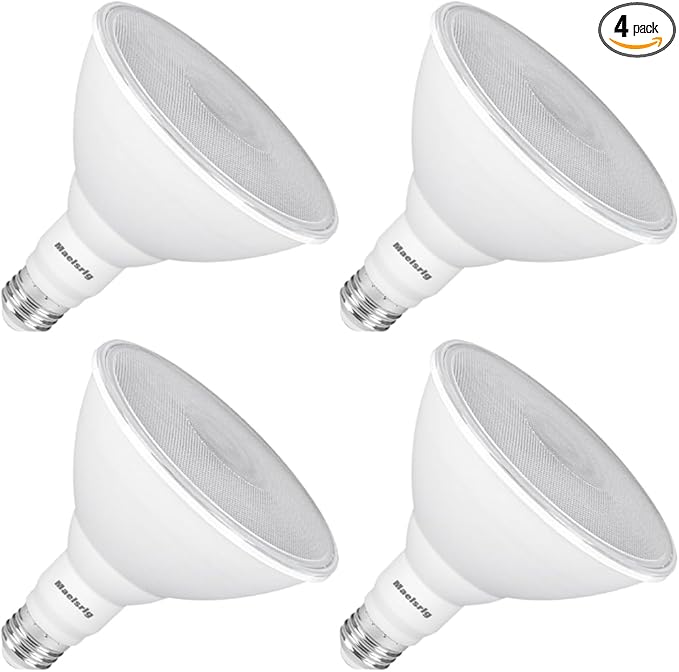 PAR38 LED Flood Light Bulbs Outdoor, Daylight 5000K, Dimmable Weatherproof LED by Maelsrlg